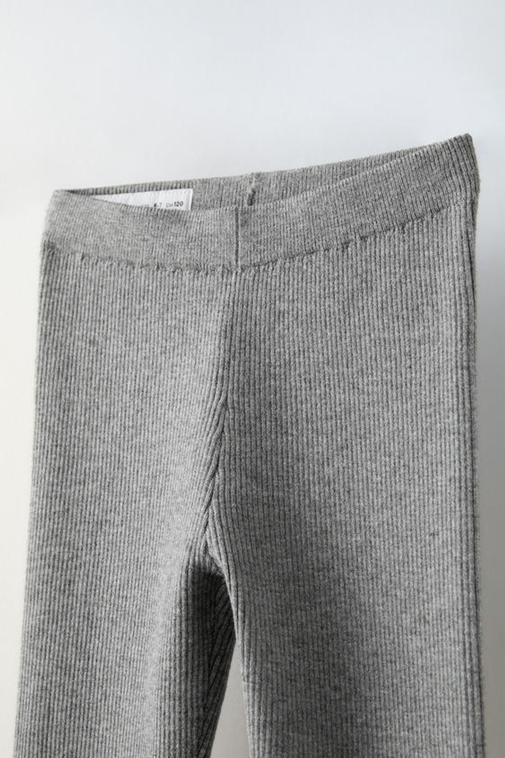 ZARA ЛЕГИНСЫ В РУБЧИК, АНТРАЦИТОВО-СЕРЫЙ