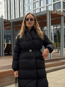 Пуховик Шерон черный