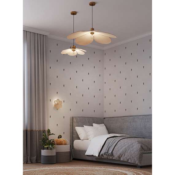 Светильник подвесной kamille, D79 см, бежевый