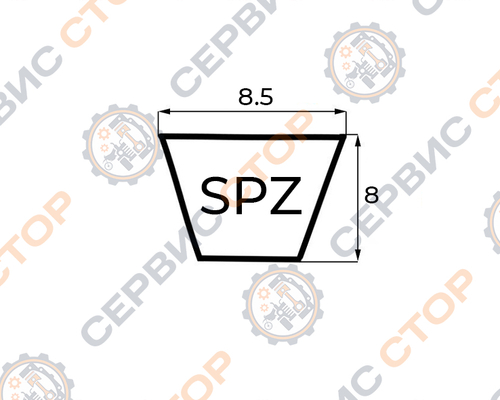Ремень SPZ(O)-975 (8,5х8х975)