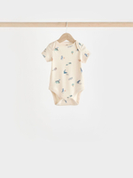 Боди с коротким рукавом для малышей Next K79-790, 7 шт., Синий, Хаки, Бежевый