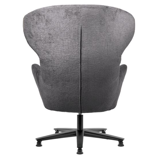 Кресло Teddy серый шенилл