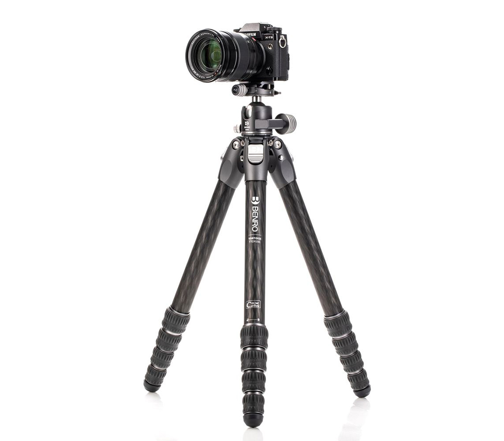 Штатив Benro Tortoise TTOR35C с головой GX35, цанговые замки, карбон (уцененный)