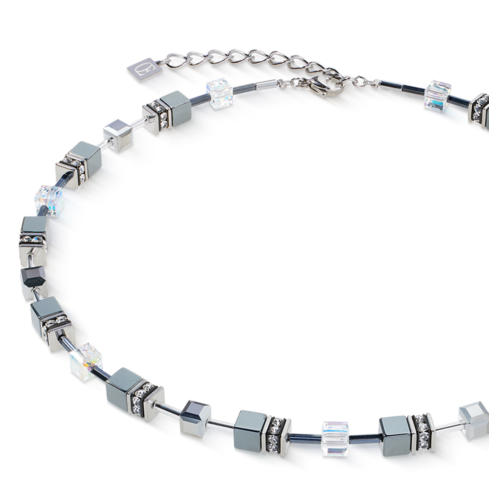 Колье Coeur de Lion Grey-Silver 4015/10-1217