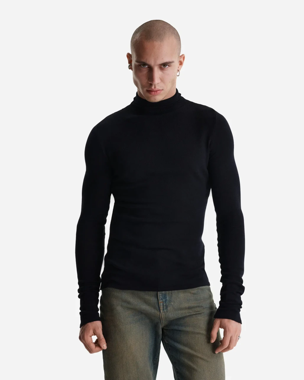 Вязаная водолазка