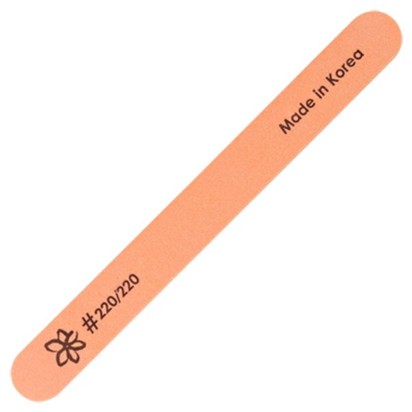 Пилка пластиковая овальная Irisk   (05 Оранжевая грит  220х220)