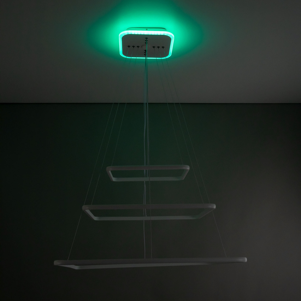 Citilux Неон Смарт CL731AK110E Умная подвесная люстра Белая