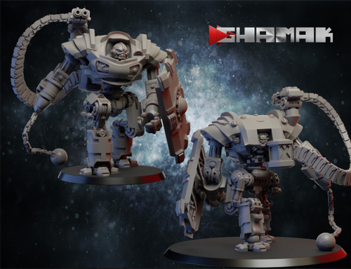 Adeptus Mechanicus Kastelan Robot Робот механикус №5 миниатюра для dnd, днд, pathfinder, фентези, Настольная игра, НРИ, Варгейм, РПГ