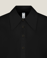 Рубашка "Идеальная" с плечами в черном