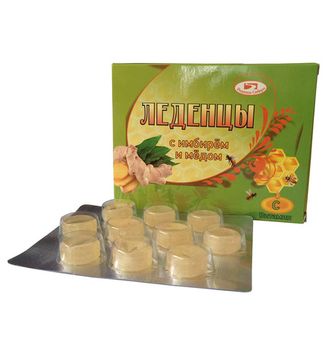 Леденцы без сахара с имбирем и медом