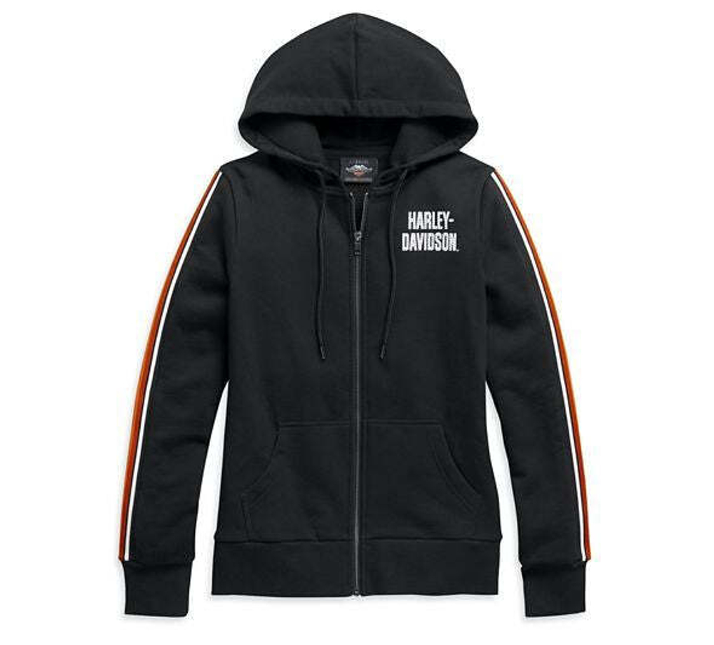 Толстовка Sleeve Stripe Embellished Zip-Up Harley-Davidson