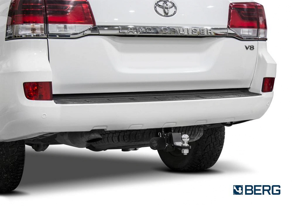 Фаркоп BERG Toyota Land Cruiser 200 (кроме Executive, TRD), 2007-2021, шар Е, 2500/120 кг. F.5713.006