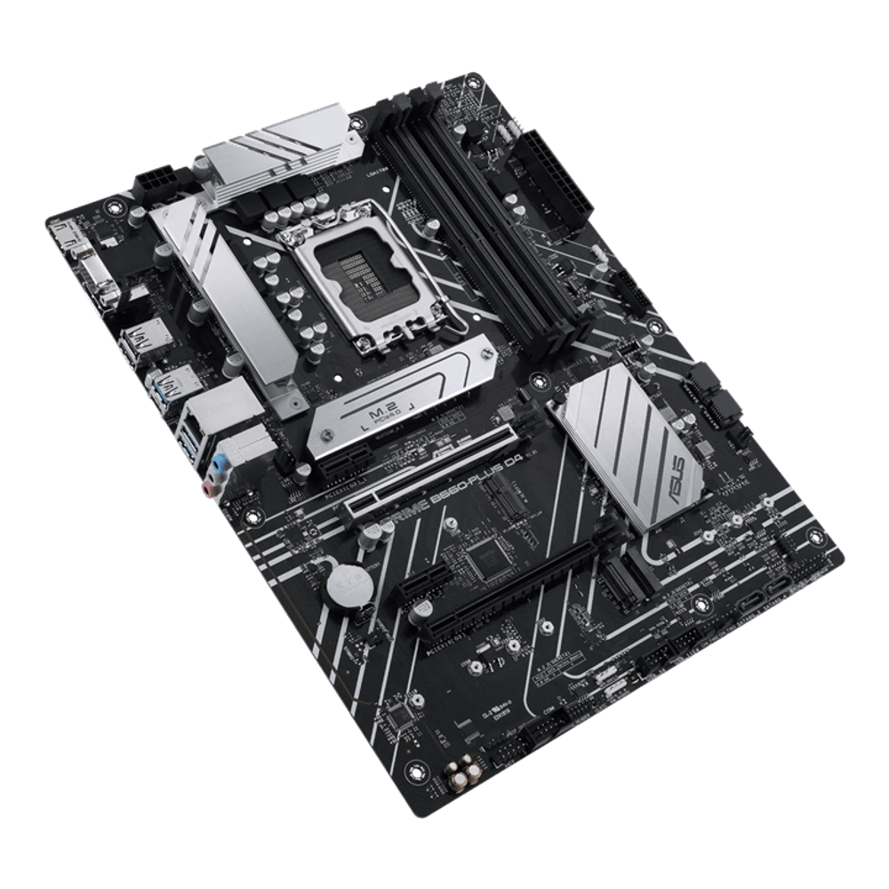 Материнская плата ASUS PRIME B660-PLUS D4, LGA1700 4xDDR4 4xSATA3 3xM.2 RAID D-Sub HDMI DP ATX