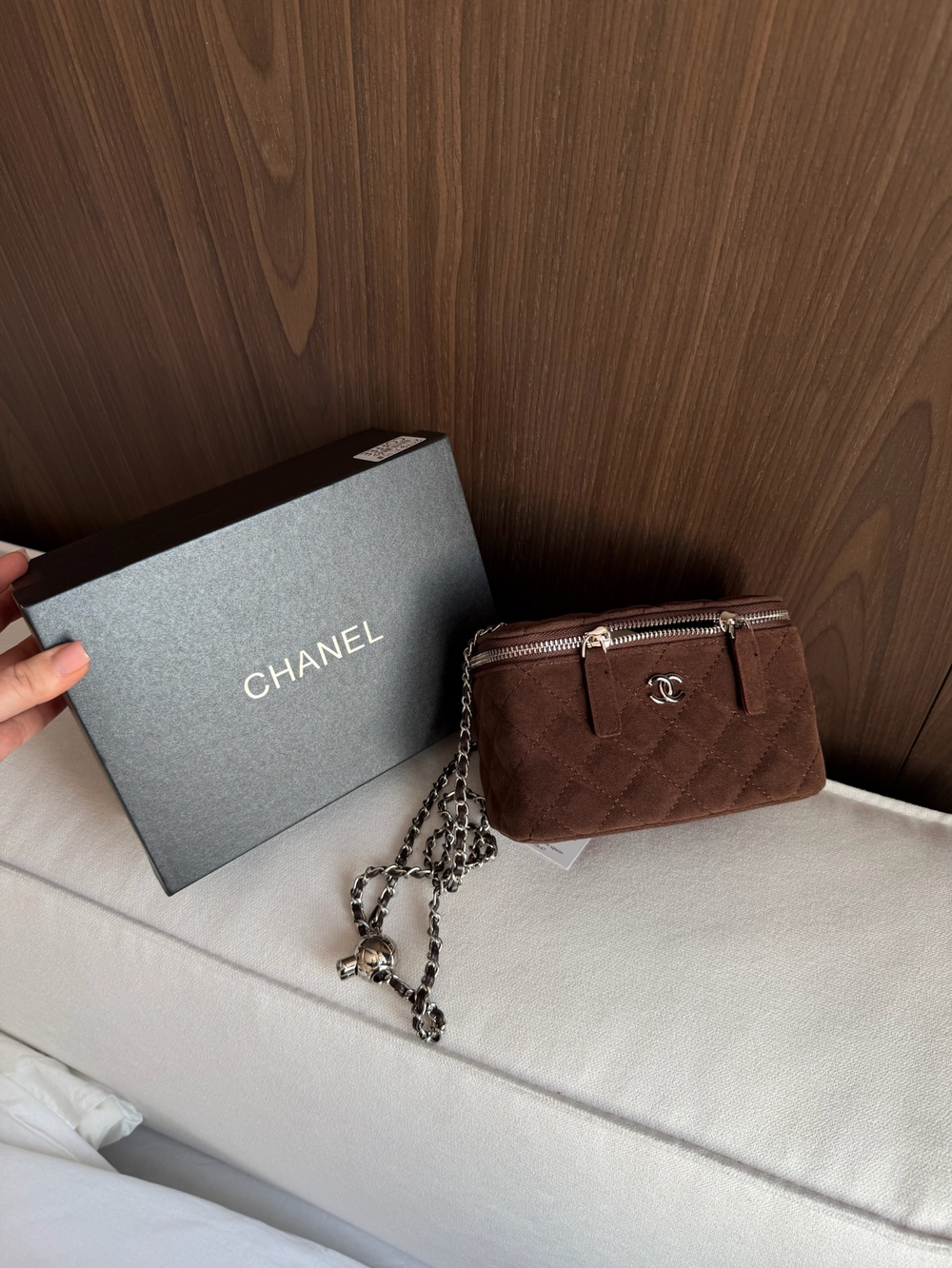 Сумка из эко замши