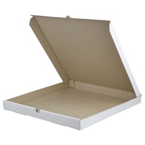 Коробка под пиццу Казахстан белая 33*33*4 см 50 шт/упак