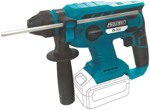Перфоратор аккумуляторный Варяг П-260 (бесщеточный, 21В 0-1400 об/мин 0-4500 уд/мин ) без АКБ, без з