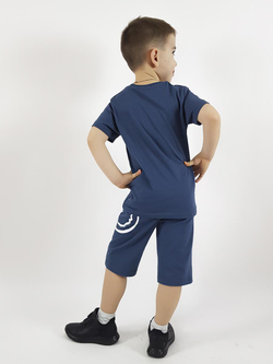 01-123-5 Комплект фуфайка+шорты для мальчика Luneva