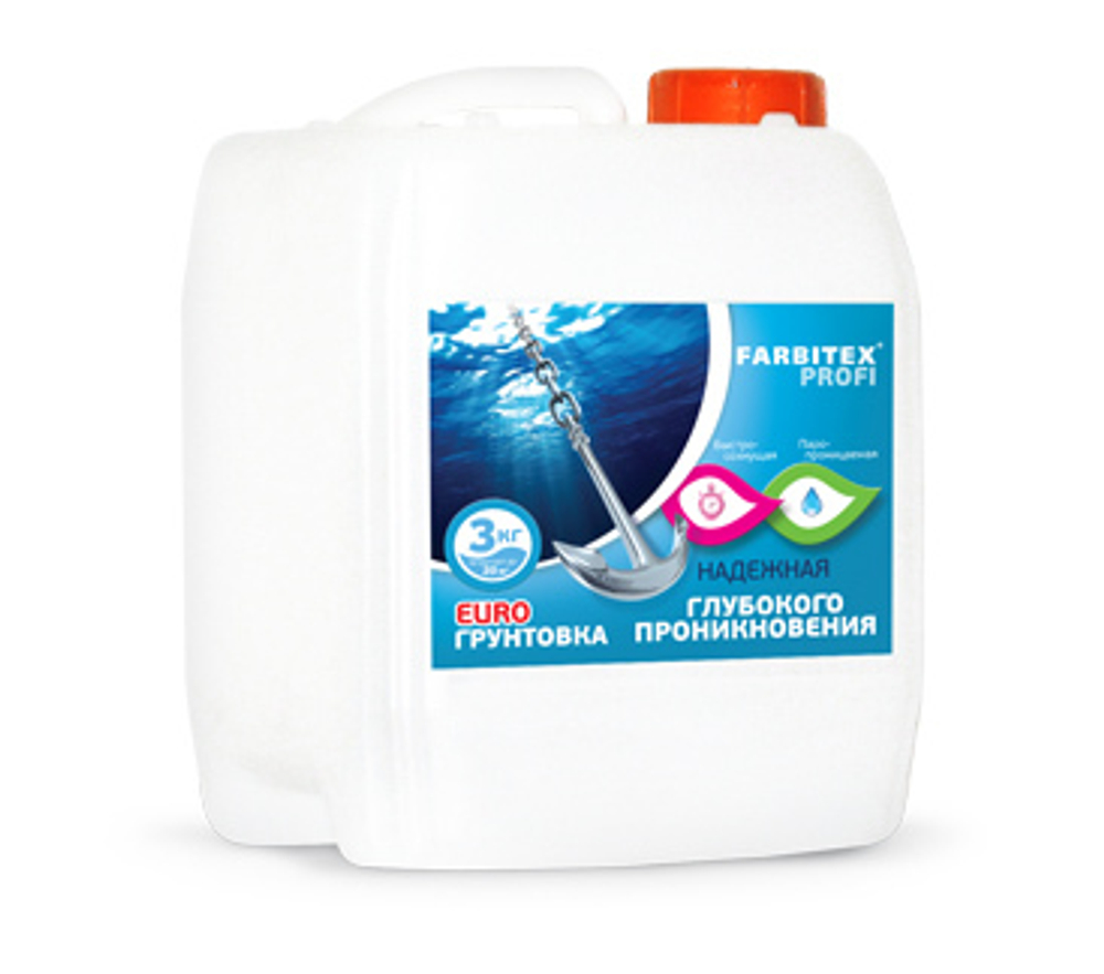 Грунтовка акриловая глубокого проникновения 5,0кг FARBITEX