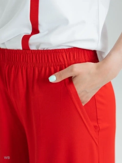 Костюм трикотажный оверсайз с широкими брюками