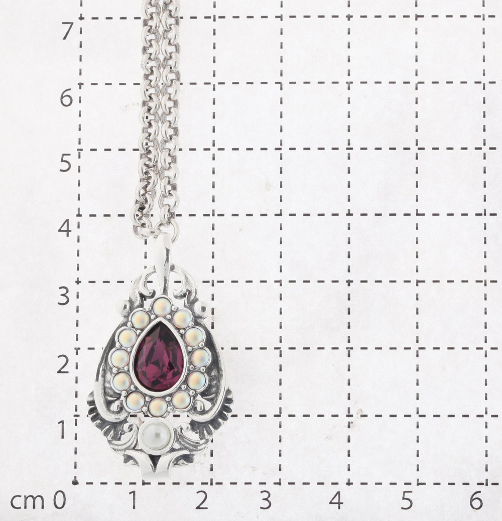 "Норден" подвеска в серебряном покрытие из коллекции "Реплики истории" от Jenavi с замком карабин