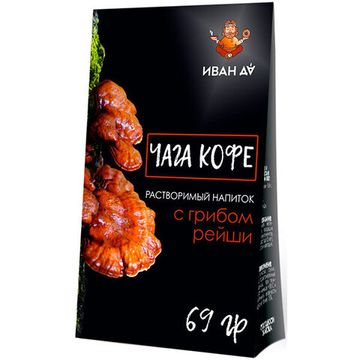 (-)Чайный напиток "Чага-Кофе" с грибом Рейши, 69 г