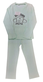 Пижама для мальчиков BR3-002 р.32 мятн.скейт (Boru)