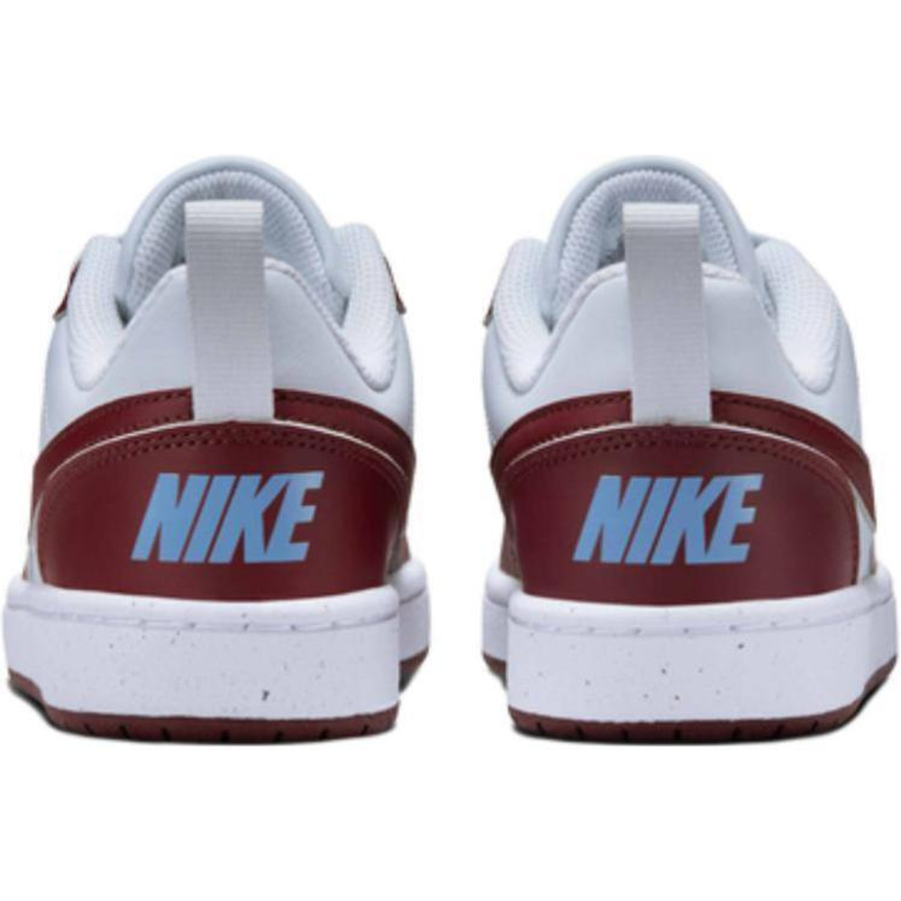 Женские кроссовки Nike Court Borough Low Recraft GS 'Dark Team Red Pure Platinum' DV5456-006