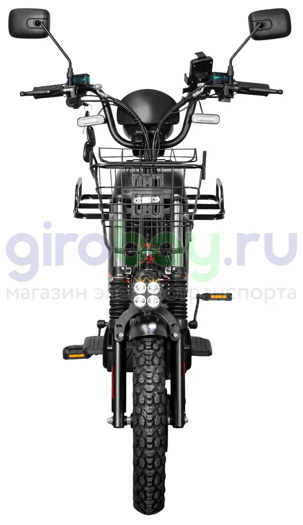 Электроскутер GT U3 1000W (60V/30Ah) железофосфат - Черный фото №8
