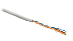 Кабель витая пара U/UTP 5e кат. 4 пары Hyperline UUTP4-C5E-S24-IN-LSZH-GY-305