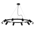 LR0203701 Люстра RULLO 10х50W GU10 ЧЕРНЫЙ (571020+214437-10+202431-10)