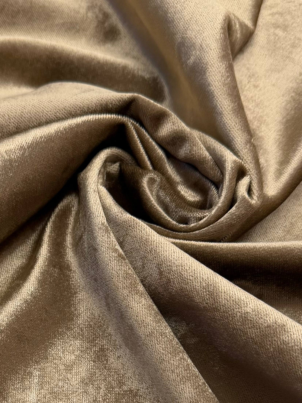 Бархат хлопковый золотистый