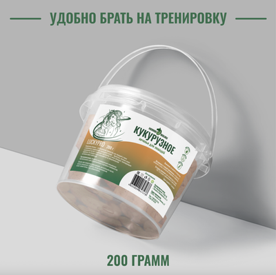 Печенье КУКУРУЗНОЕ LuckyPro для лошадей Horse-Bio, 200 г