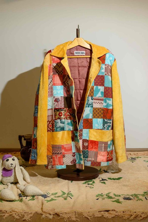 Куртка Yellow Velvet Jacket - фото 3