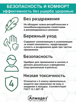 Антисептик для рук и поверхностей маленький