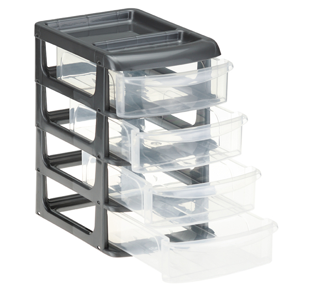 Бокс унив. средний 4секции (мини-комод), М2766