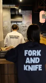 Лонгслив Hardlunch F&K темно-серый