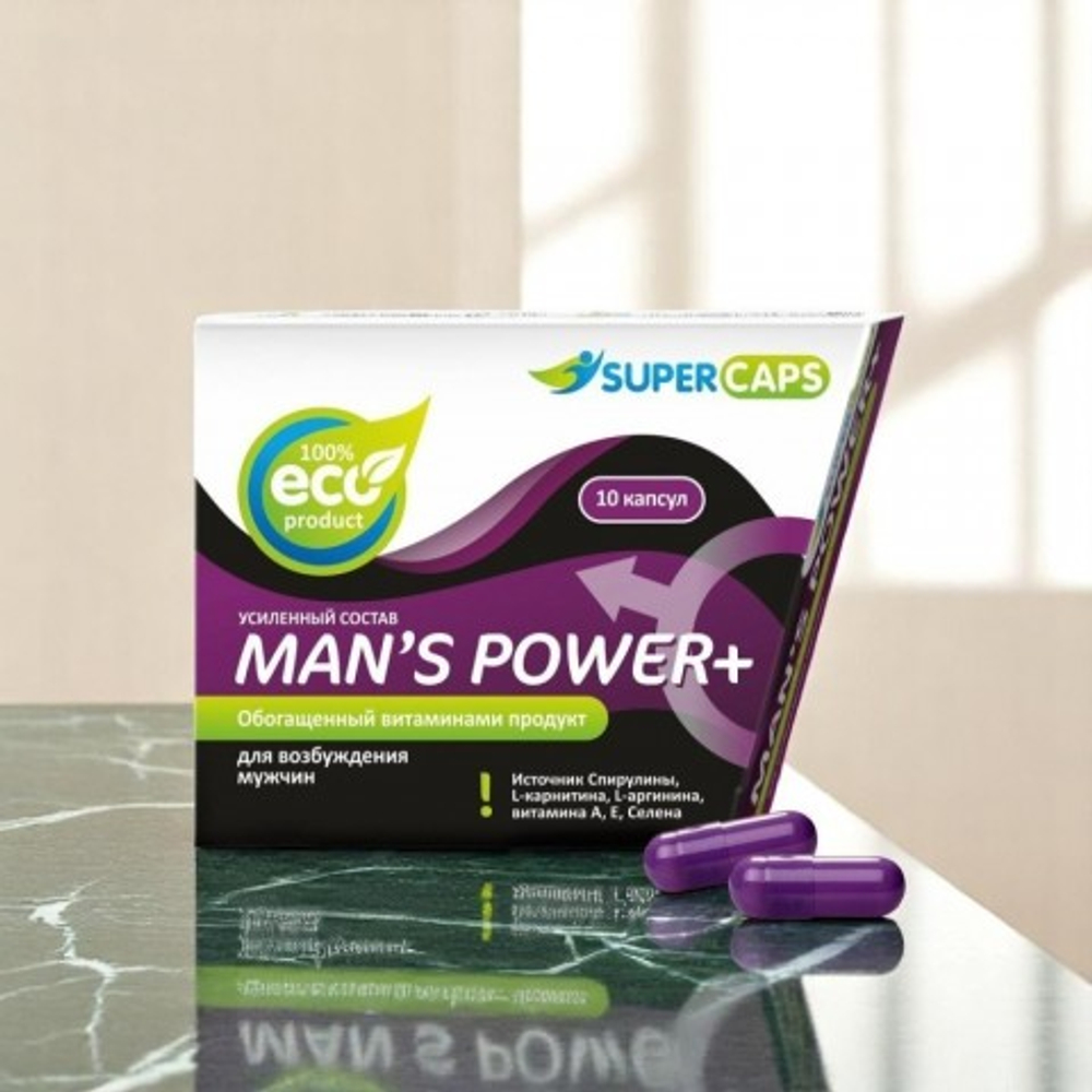 Средство возбуждающее Man's Power plus 10 капс.