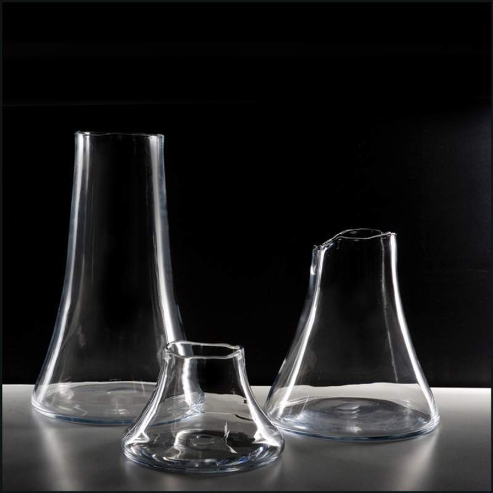 Ваза Emmanuel S SEMPRE стекло/clear 320х320х200h