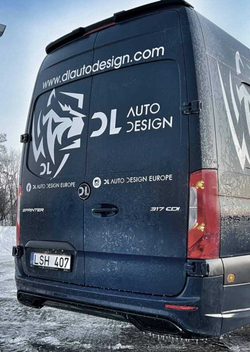 Бампер задний VIP Mercedes Sprinter W907 (2018+)
