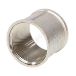 Муфта латунь никель Ду 40 (1 1/2") ВР/ВР VALFEX VF.170.N.112