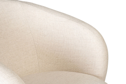 Кресло вращающееся Garda Decor Napoli бежевое