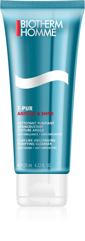 Biotherm Homme T-Pur Anti-oil &amp; Shine очищающий гель для жирной и проблемной кожи