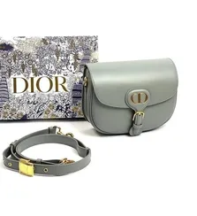 Сумка Dior Bobby, средний формат светло-серый
