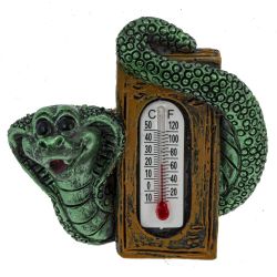 GAEM Магнит с термометром "Змея", L4 W1 H6 см, 4в.