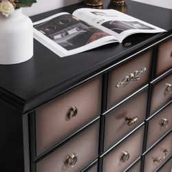 Тумба Пандора 3 Орех Оберджин Шоколад