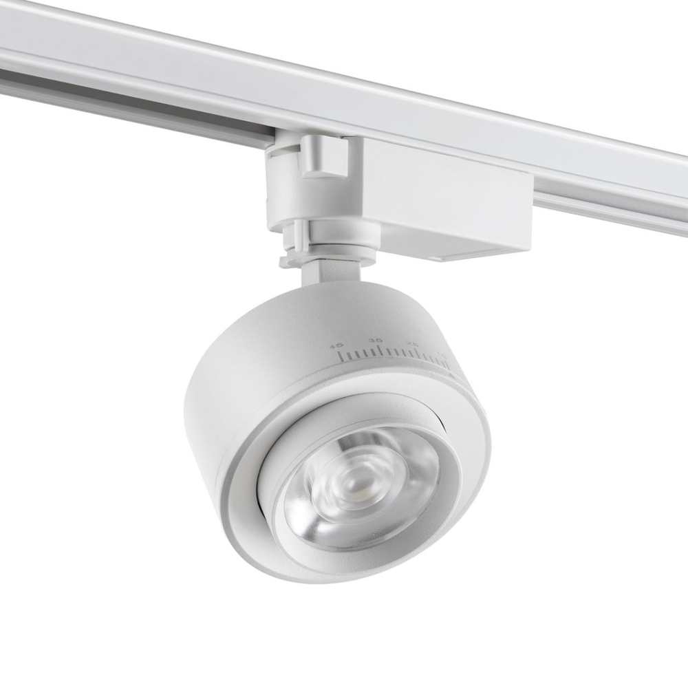 358943 PORT NT22 218 белый Светильник трековый однофазный трехжильный IP20 LED 4000К 15W 220V EDDY