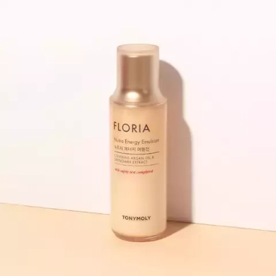 TONYMOLY   Увлажняющая эмульсия для лица с аргановым маслом FLORIA Nutra Energy Emulsion 160 мл