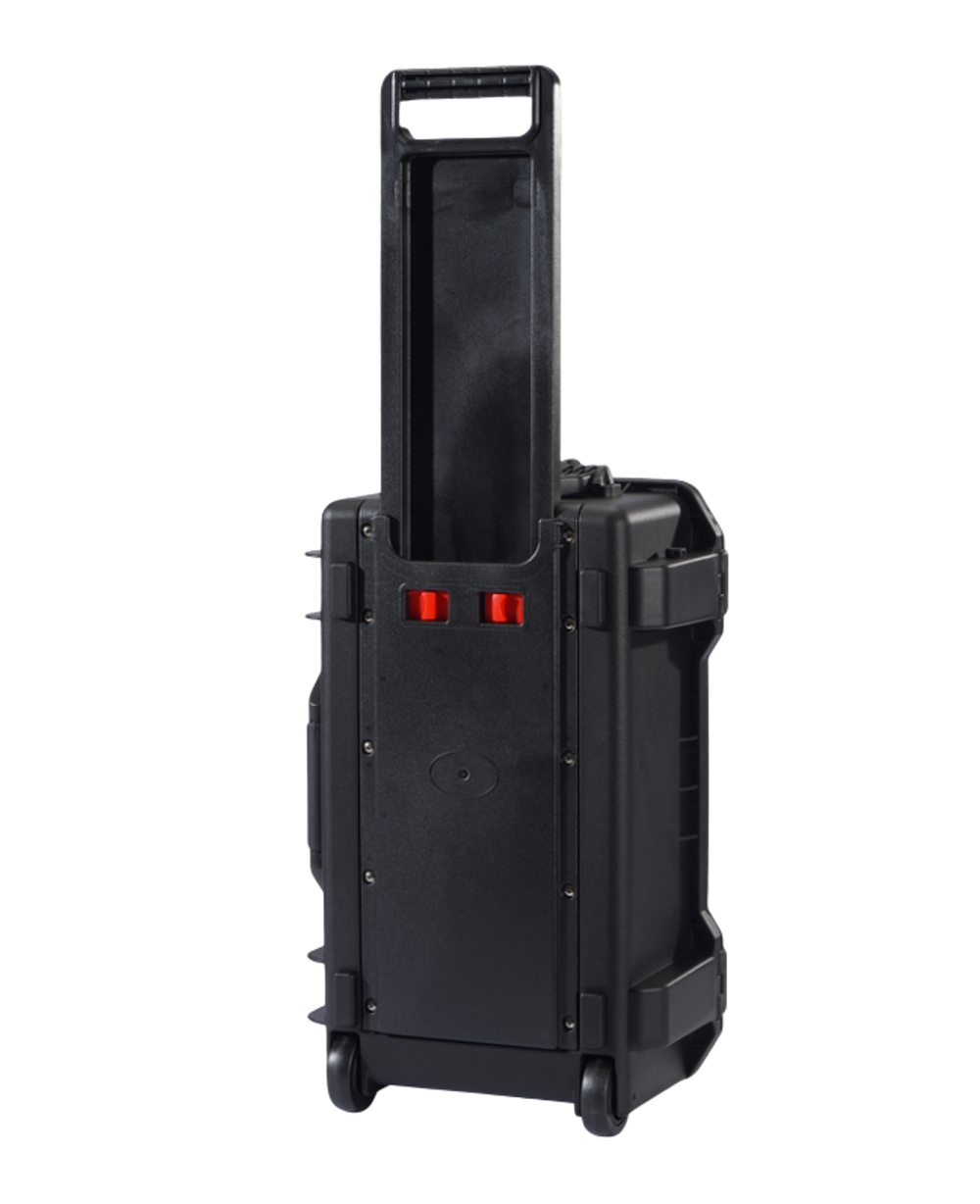 Ударопрочный кейс кофр с выдвижной ручкой и колесами KZCASE@X6001