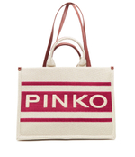 Сумка через плечо SHOPPER CANVAS RICICLATO + STA Pinko - кремовый(101964 A17K)