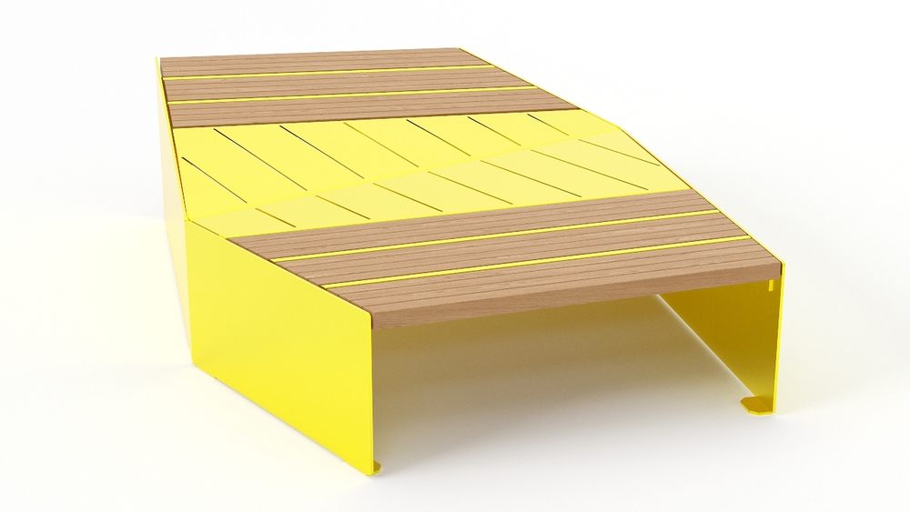 Скамья-вазон Модуль 3 SK00349